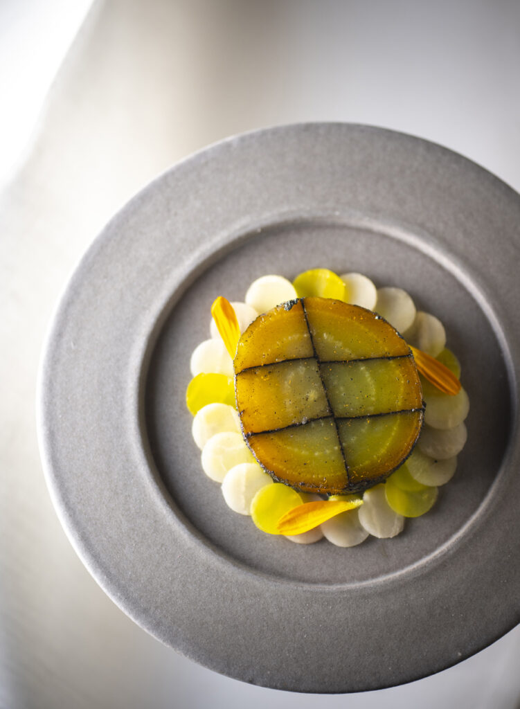 Yellow beetroot. credit Kris Vlegels Hortense Horeca Belgie